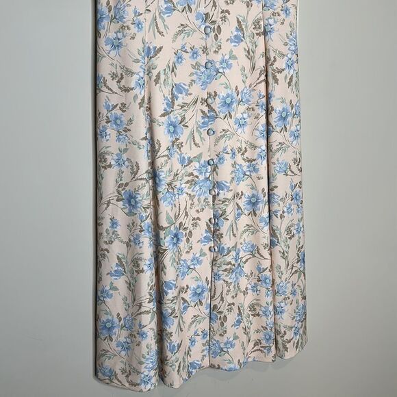 CALVIN KLEINWomen's Flutter Sleeve V-Neck Midi with Button Front Detail 12 NWT - Picture 5 of 12